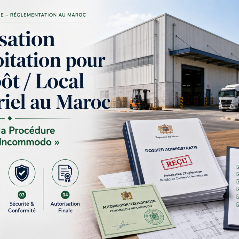 Autorisation d’Exploitation pour Entrepôt/Local Industriel au Maroc : Le Guide de la Procédure “Commodo-Incommodo”