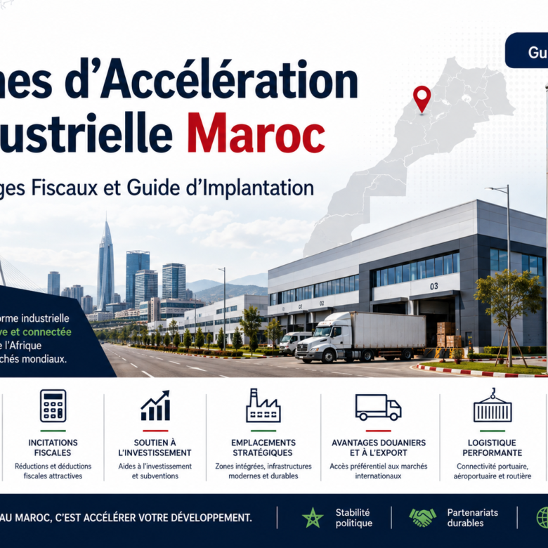 Zones d’Accélération Industrielle Maroc : Avantages Fiscaux et Guide d’Implantation