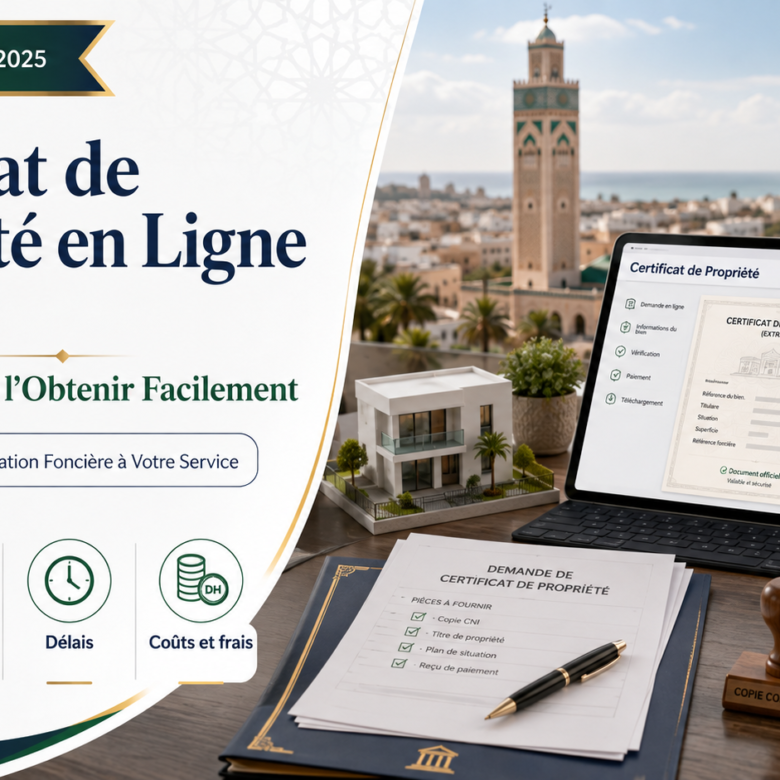 Certificat de Propriété en Ligne Maroc : Votre Guide pour l’Obtenir Facilement (ANCFCC)